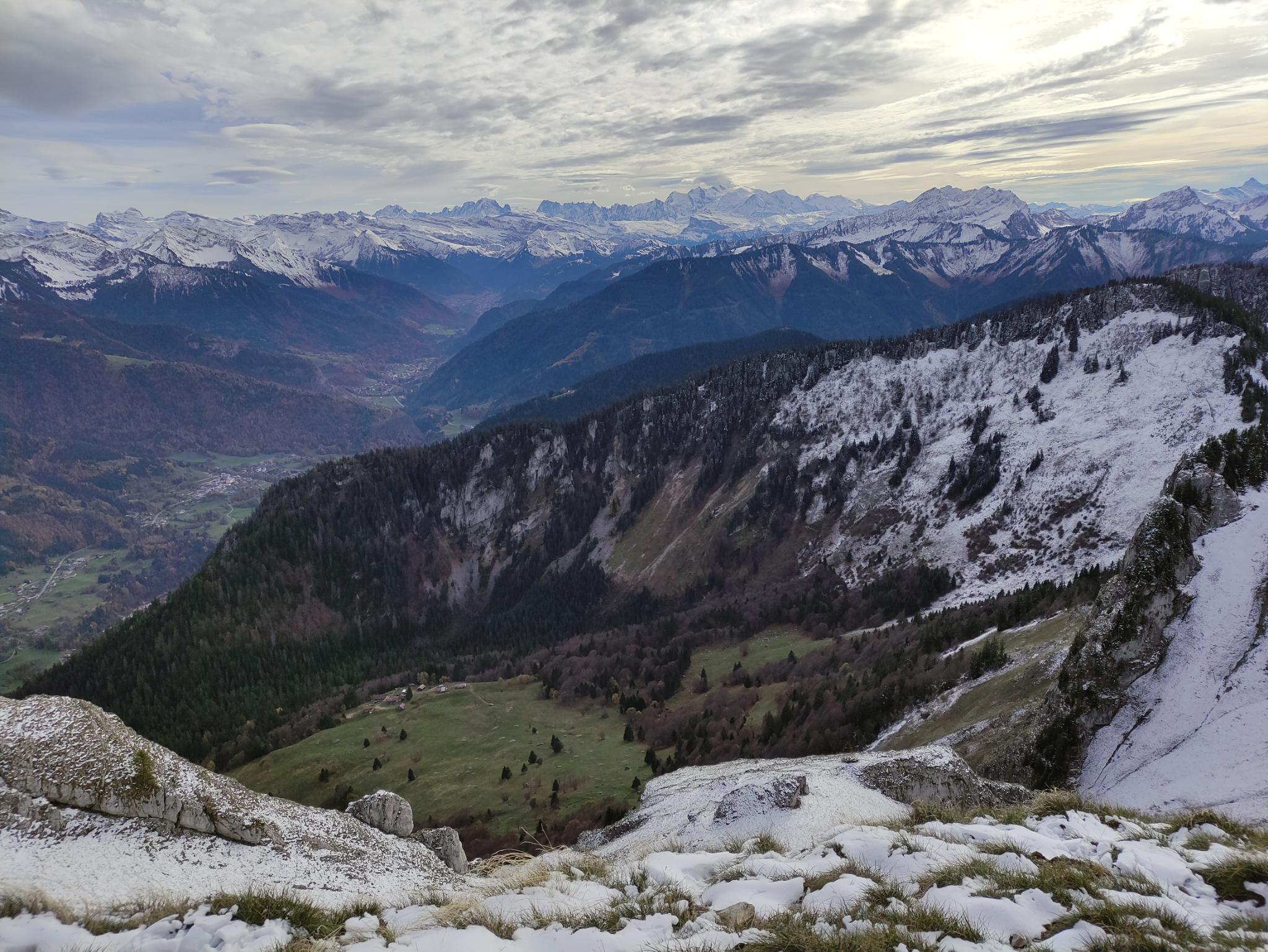 View from Mont Billart, France